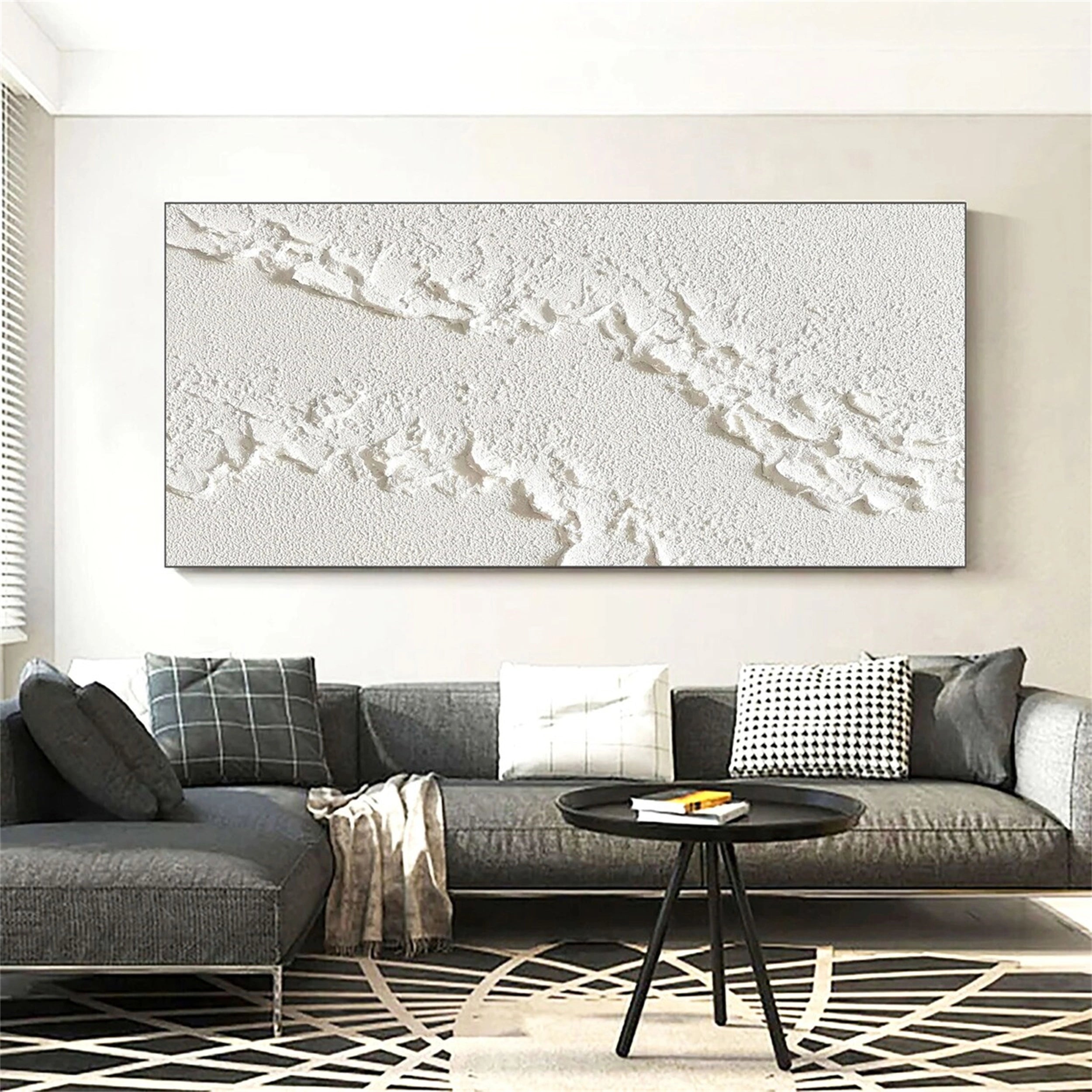 Large Modern Ocean Wall Art for Bedroom Decor #JJ 245