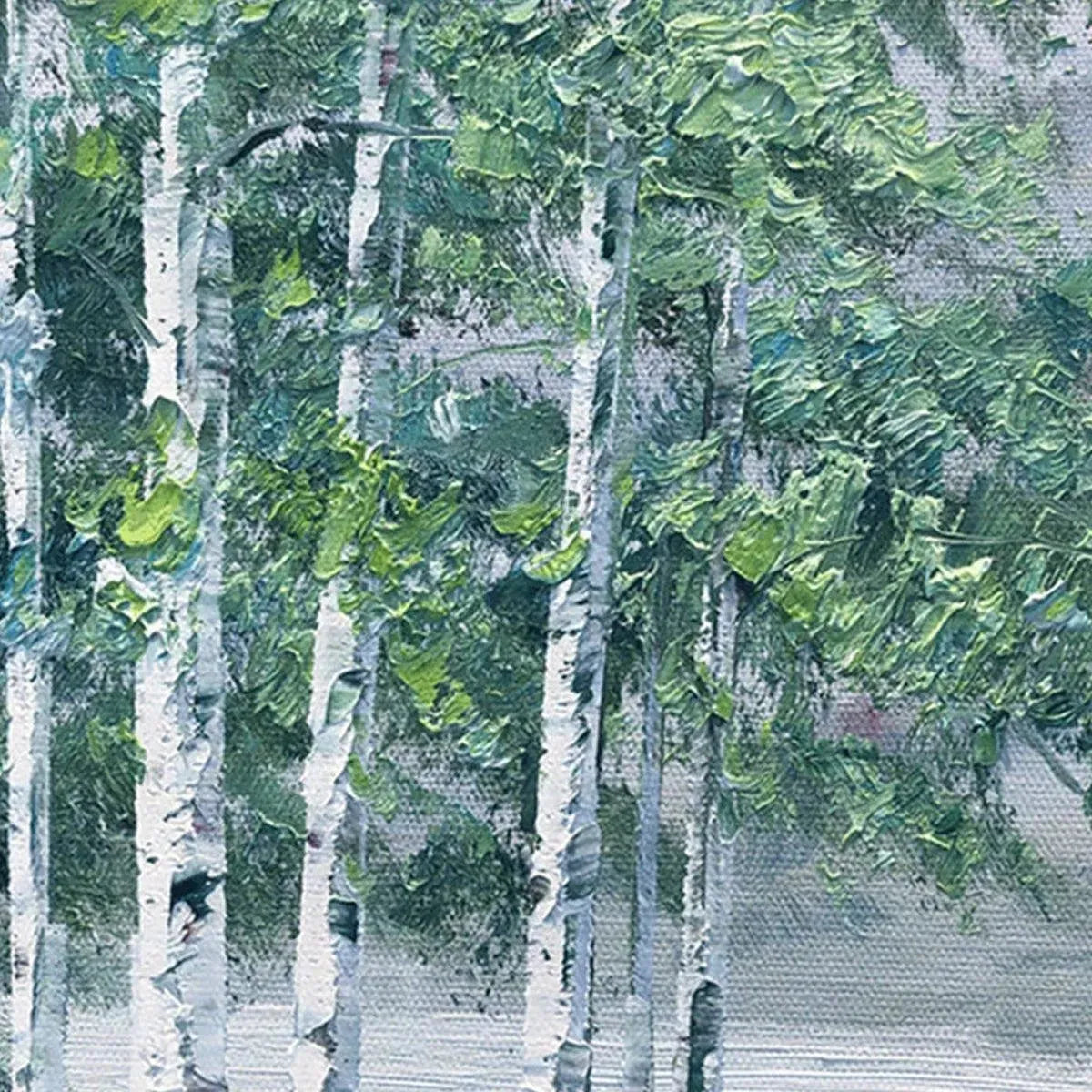 Large Lake and Mountain Oil Painting – Scenic Autumn Wall Decor #TC 247