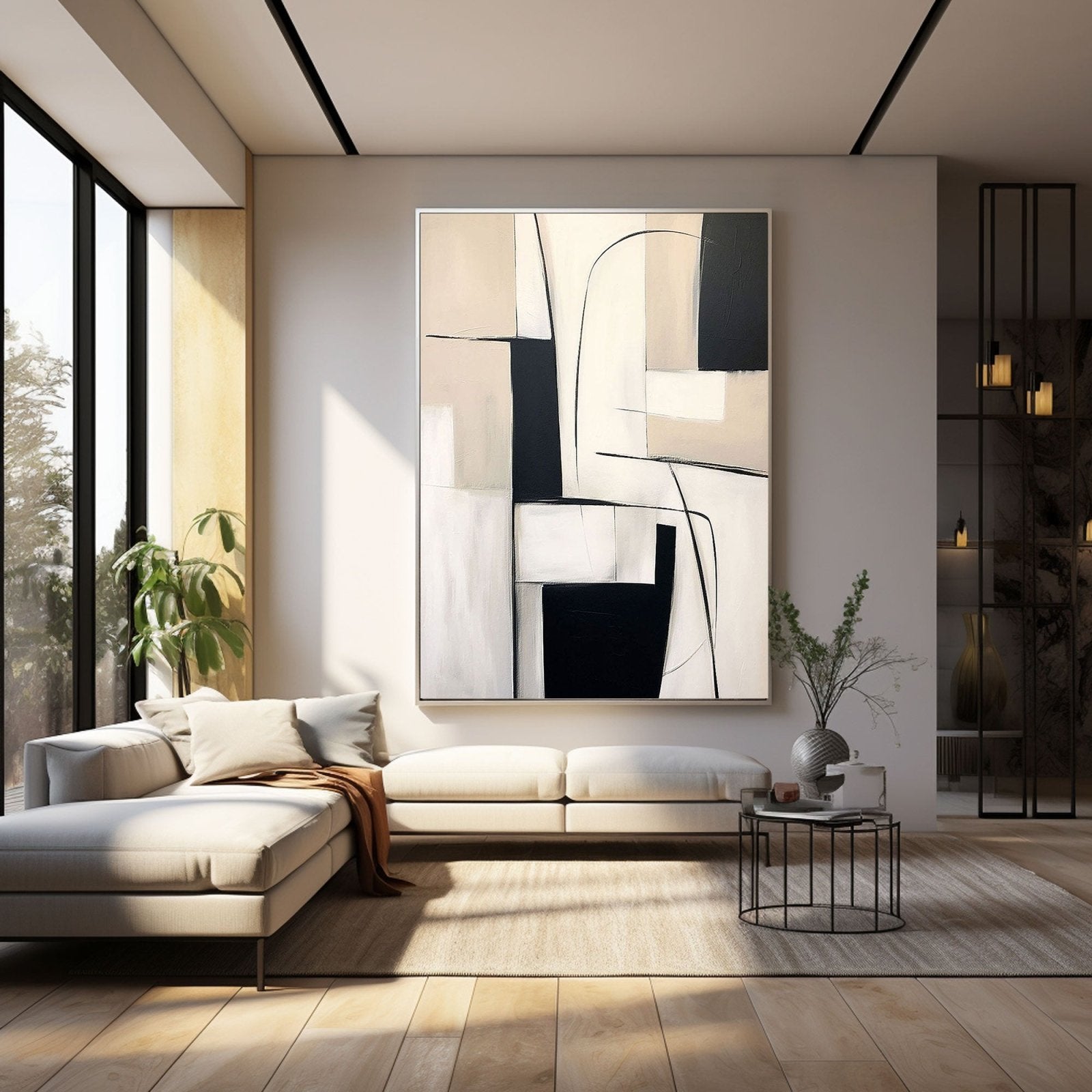 Abstract Geometric Canvas Wall Art for Home #TC 162