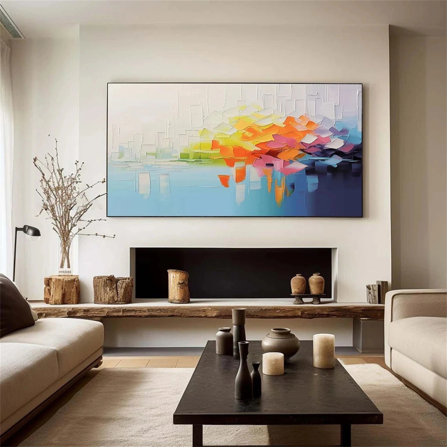 Original Abstract Painting | Impasto Color Reflection #TB 099