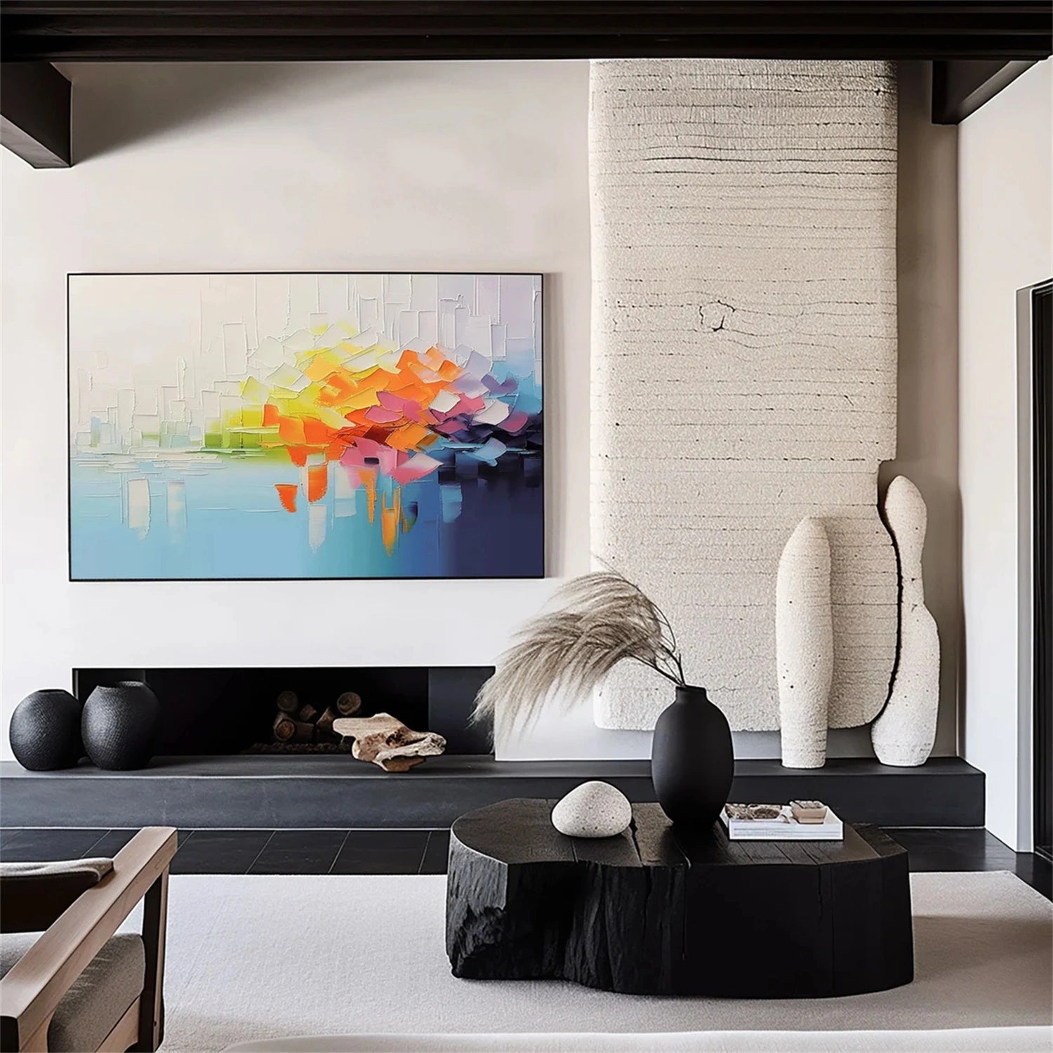 Original Abstract Painting | Impasto Color Reflection #TB 099