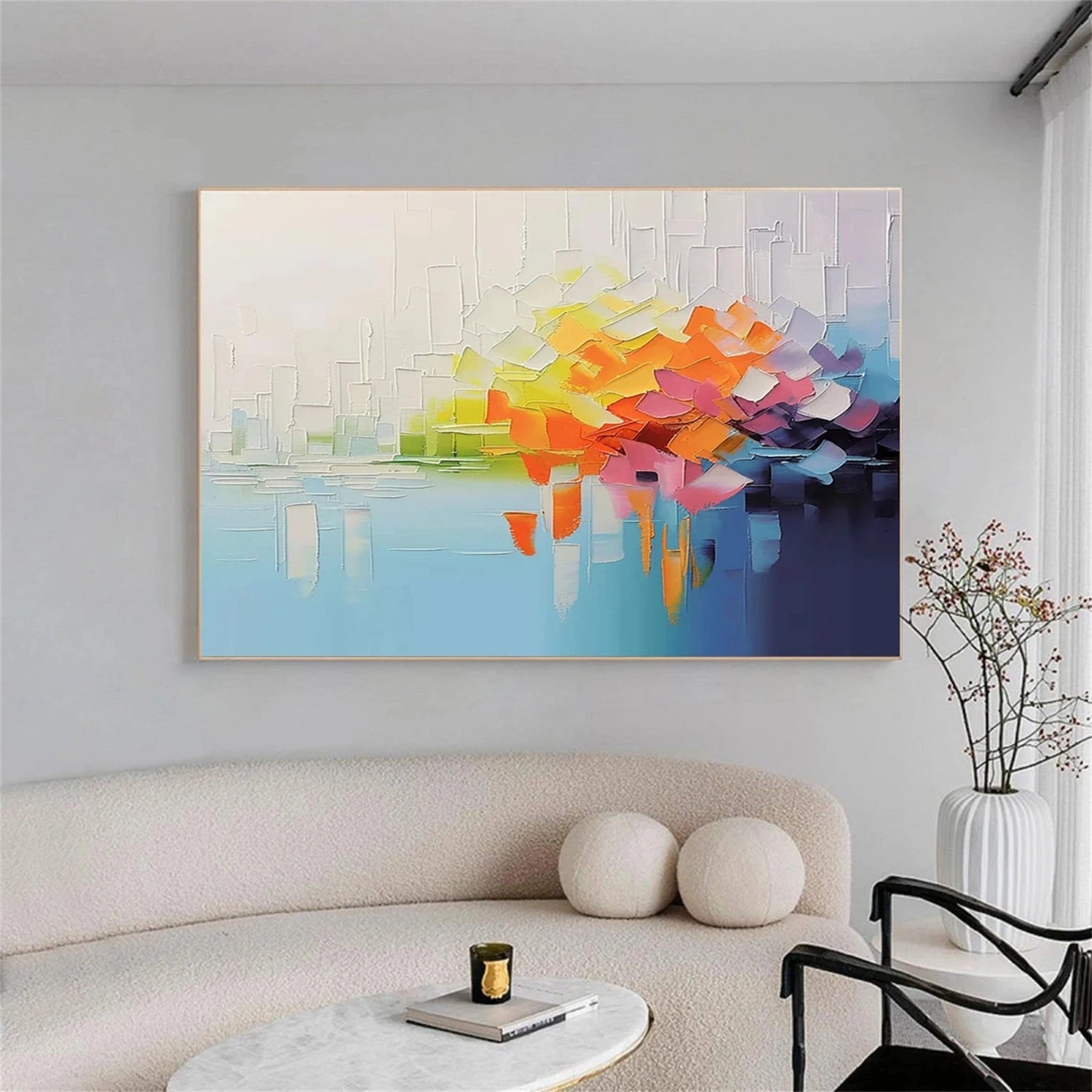 Original Abstract Painting | Impasto Color Reflection #TB 099