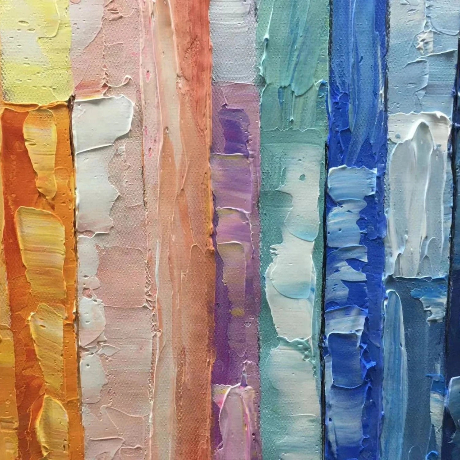 Modern Colorful Wall Decor | Textured Gradient Art #TB 109