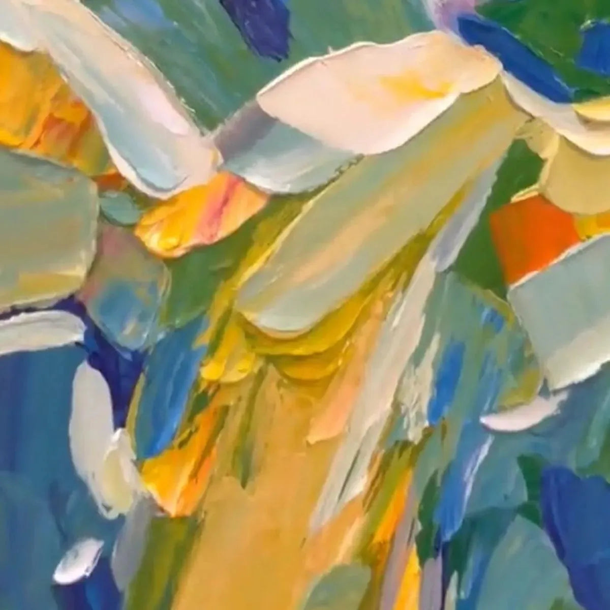 Textured Impasto Mountain Painting | Abstract Landscape Wall Art #TC 250