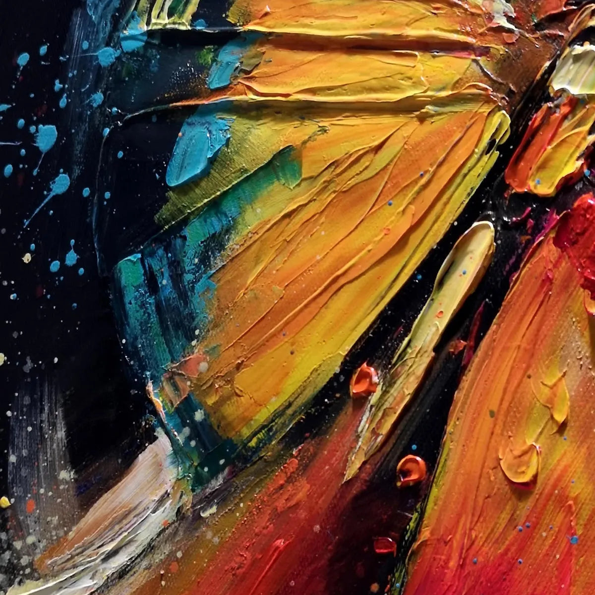 Bold Butterfly Wall Art | Vibrant Abstract Original Painting #ZZ 259