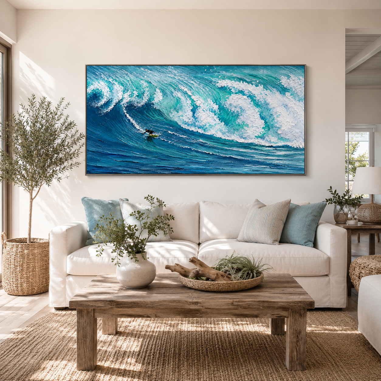 Ocean Momentum – Big Wave Surfing Wall Art