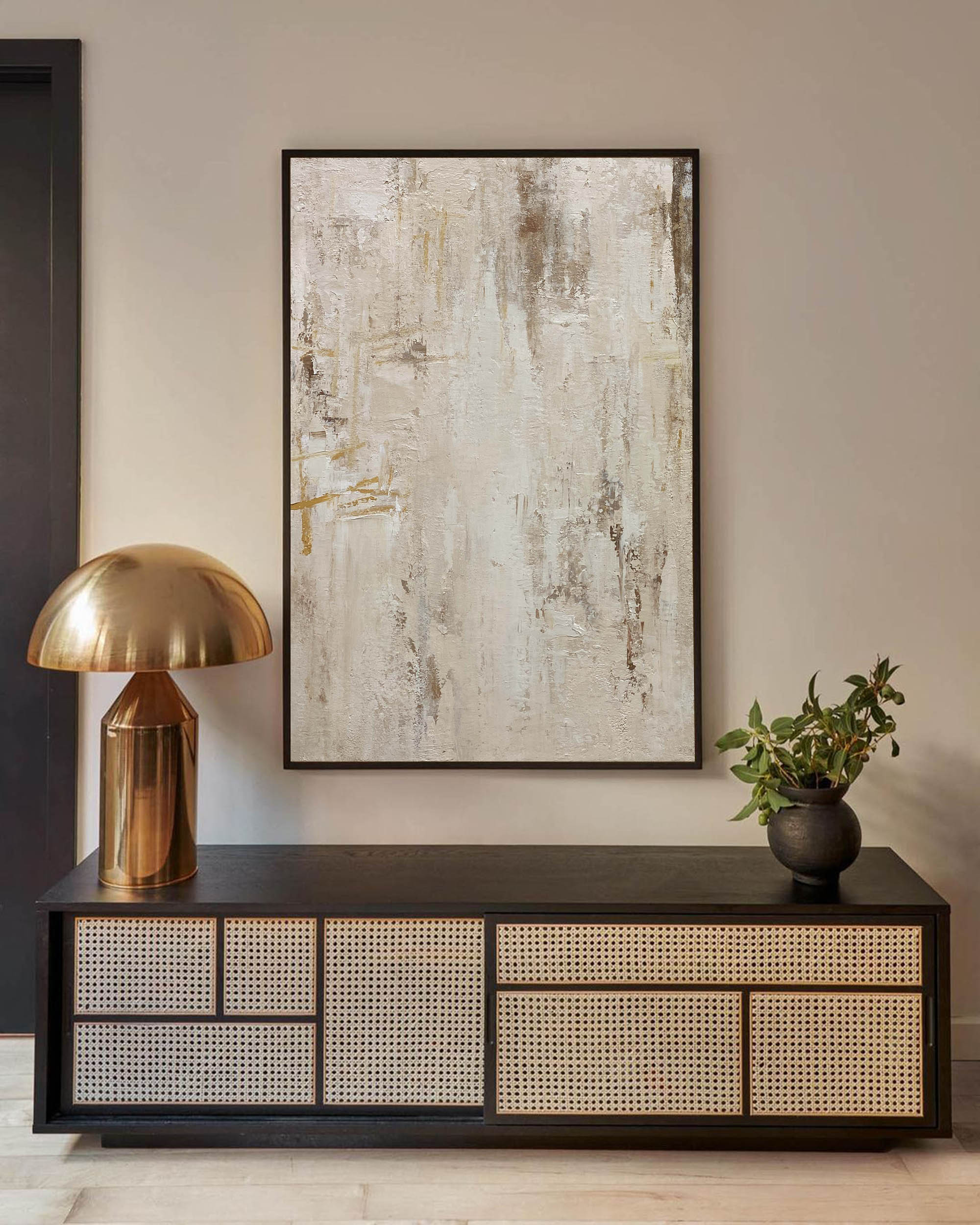 Wabi-Sabi Textured Art | Japandi Style Wall Decor #AA 288