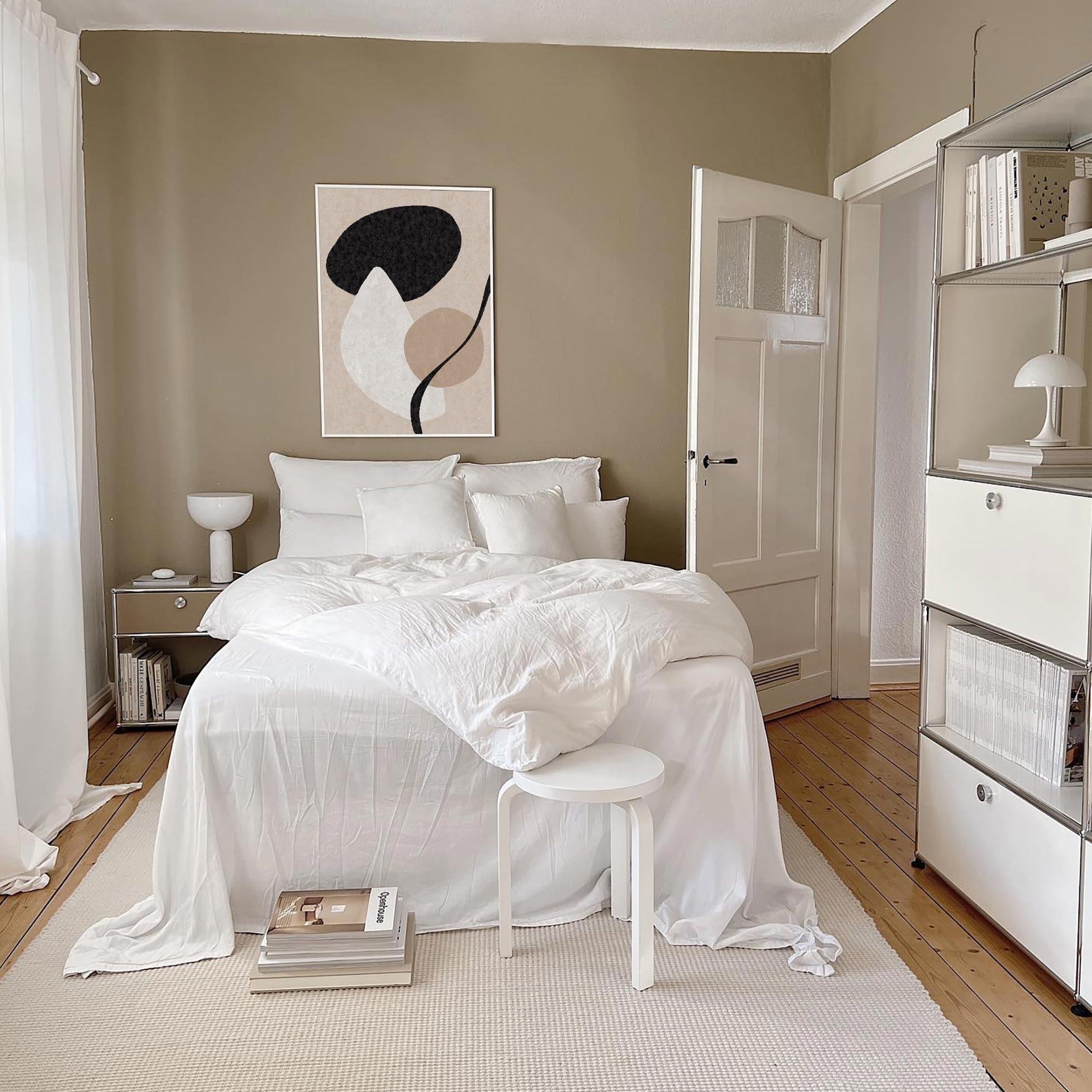 Japandi Style Abstract Art | Wabi-Sabi Wall Decor #AA 303