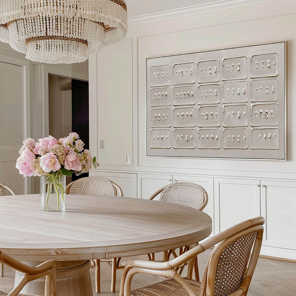 Modern Textured Wall Decor | Large Wabi Sabi Abstract Canvas #ZZ 232