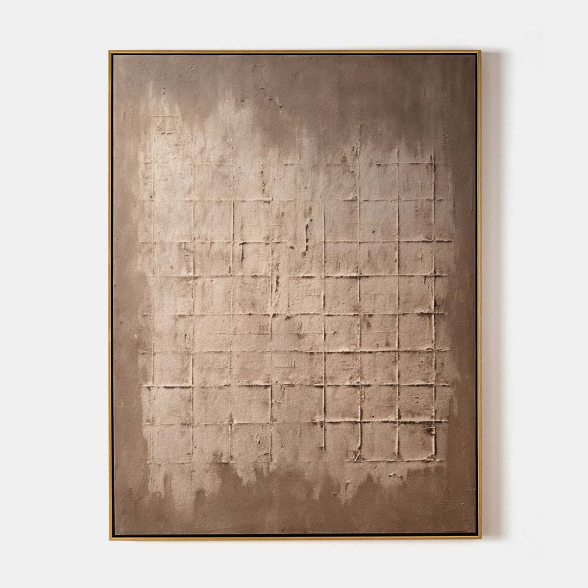 Quiet Structure – Neutral Textured Wall Art for Organic Modern Interiors