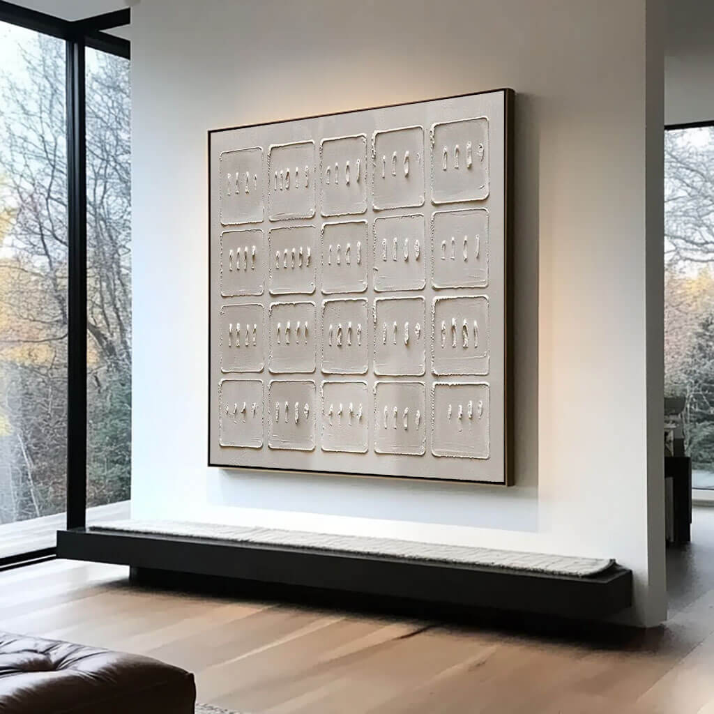 Wabi-Sabi Wall Art | Textured Japandi Style Abstract Painting #ZZ 231