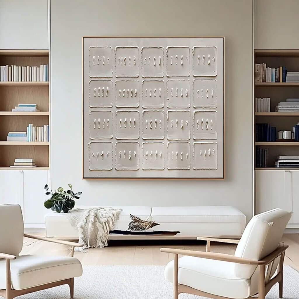 Wabi-Sabi Wall Art | Textured Japandi Style Abstract Painting #ZZ 231