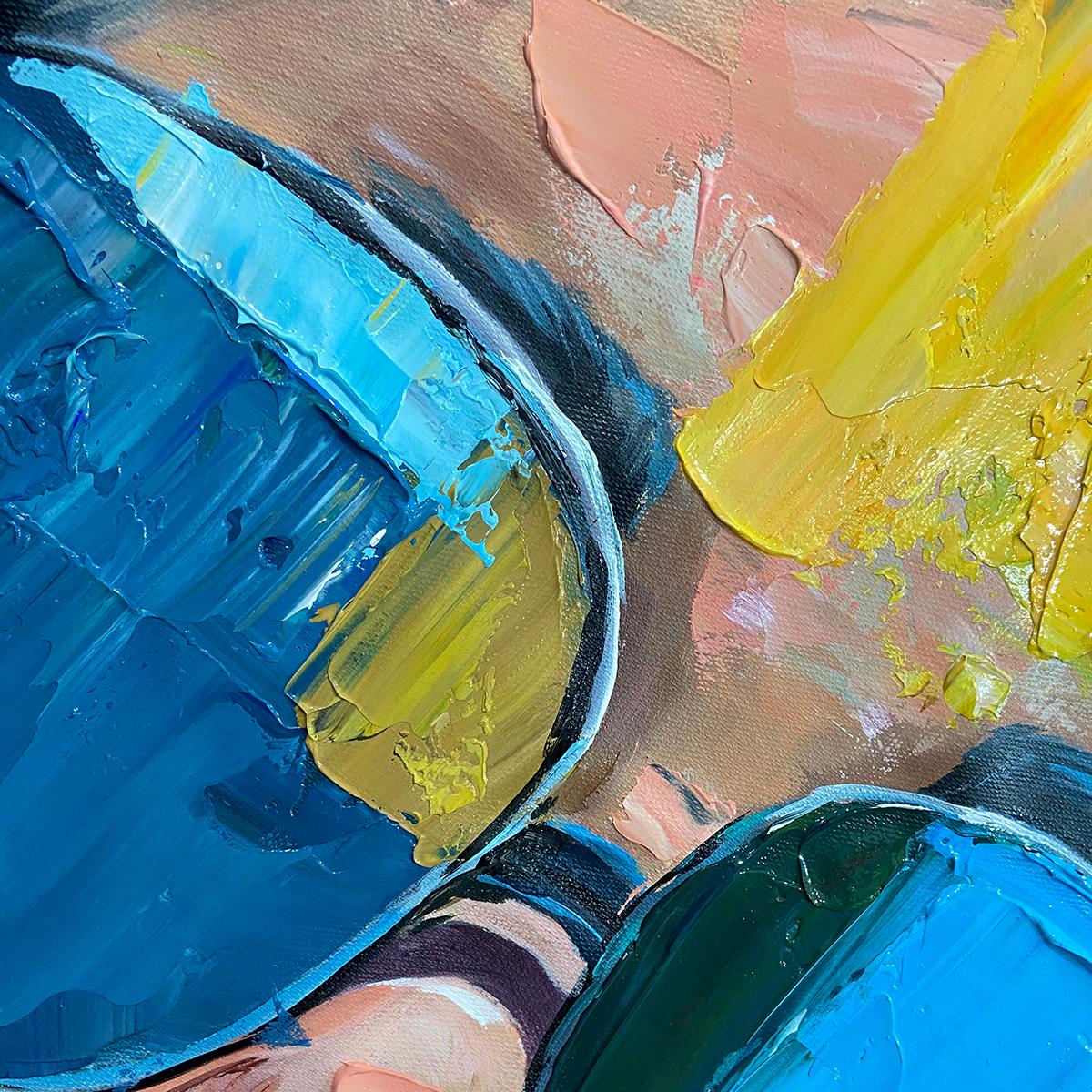 Colorful Abstract Woman Portrait | Modern Pop Art #AA 111