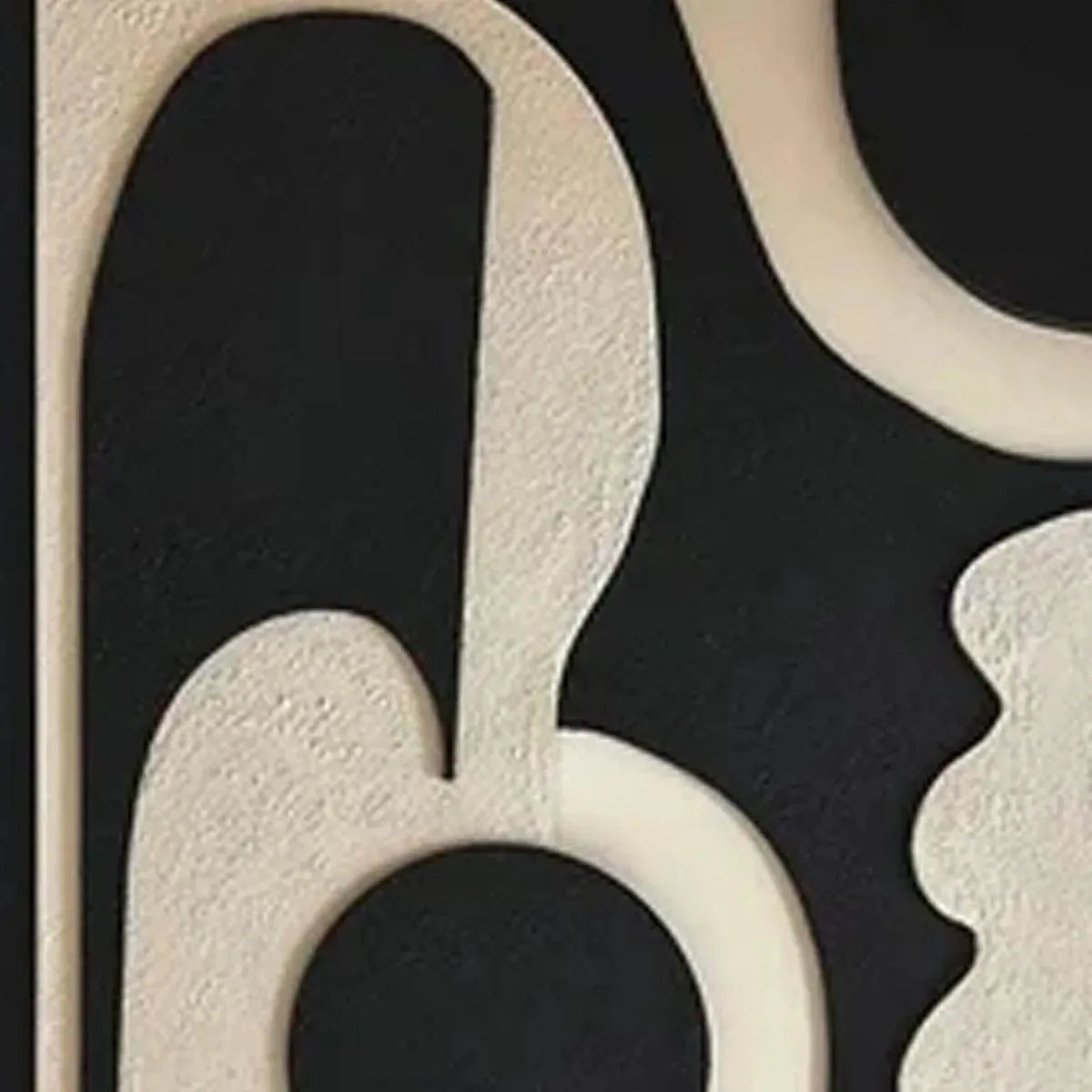 Mid-Century Modern Inspired Art | Large Black & White Art #AA 211