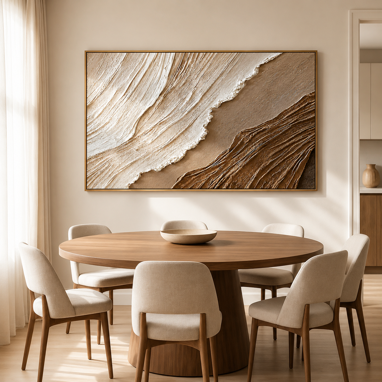 Desert Currents – Organic Texture Wall Art