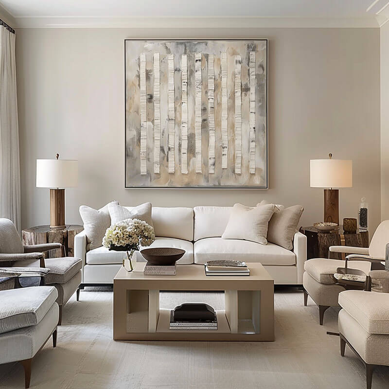 Japandi Style Dining Room Wall Art | Wabi-sabi Textured Print #AA 372