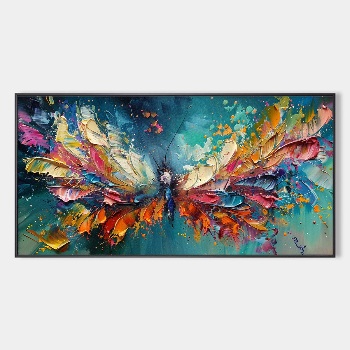 Colorful Abstract Butterfly Painting | Vibrant Animal Wall Art #AA 125