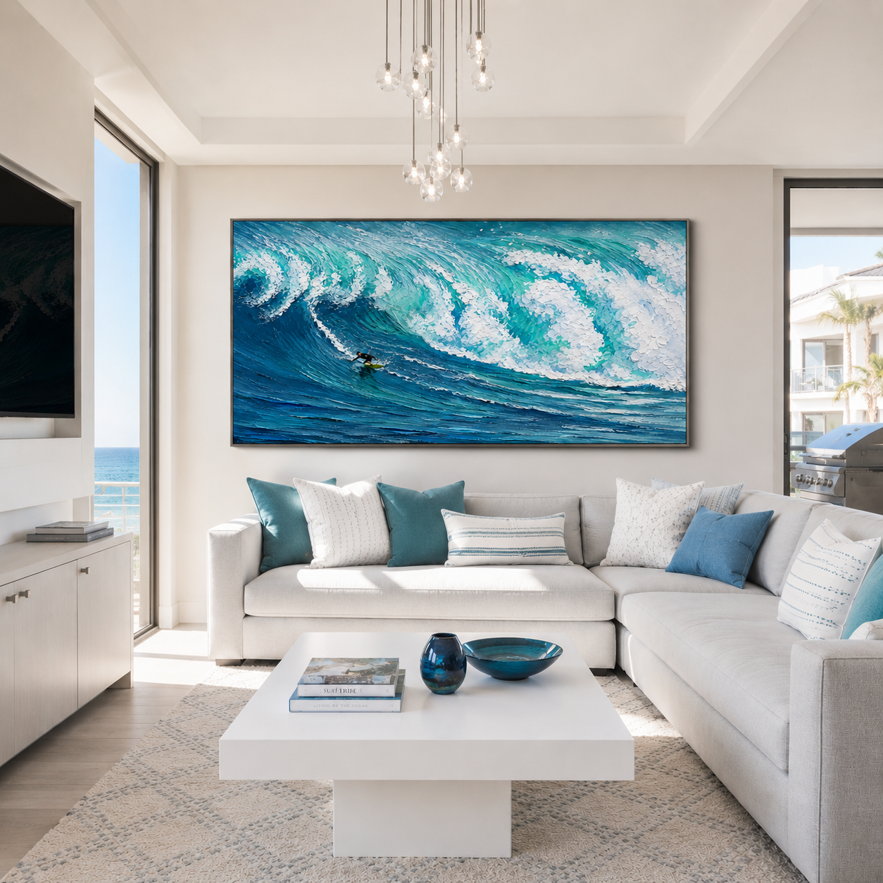 Ocean Momentum – Big Wave Surfing Wall Art