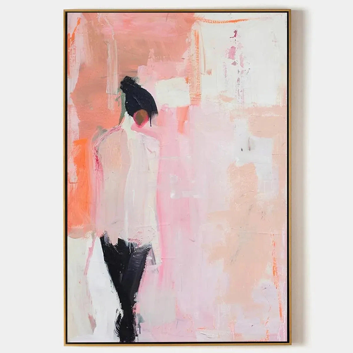 Expressive Figurative Art | Large Abstract Woman Painting #AA 116