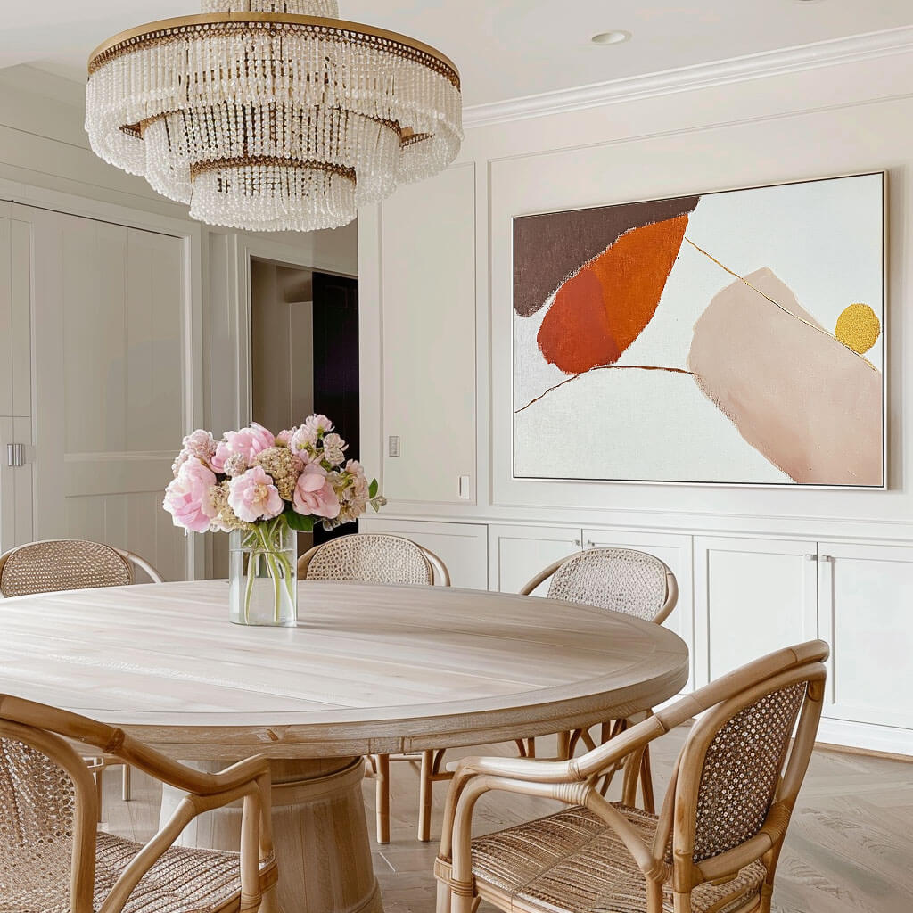 Minimalist Earth Tone Abstract Art | Modern Wall Decor #AA 151