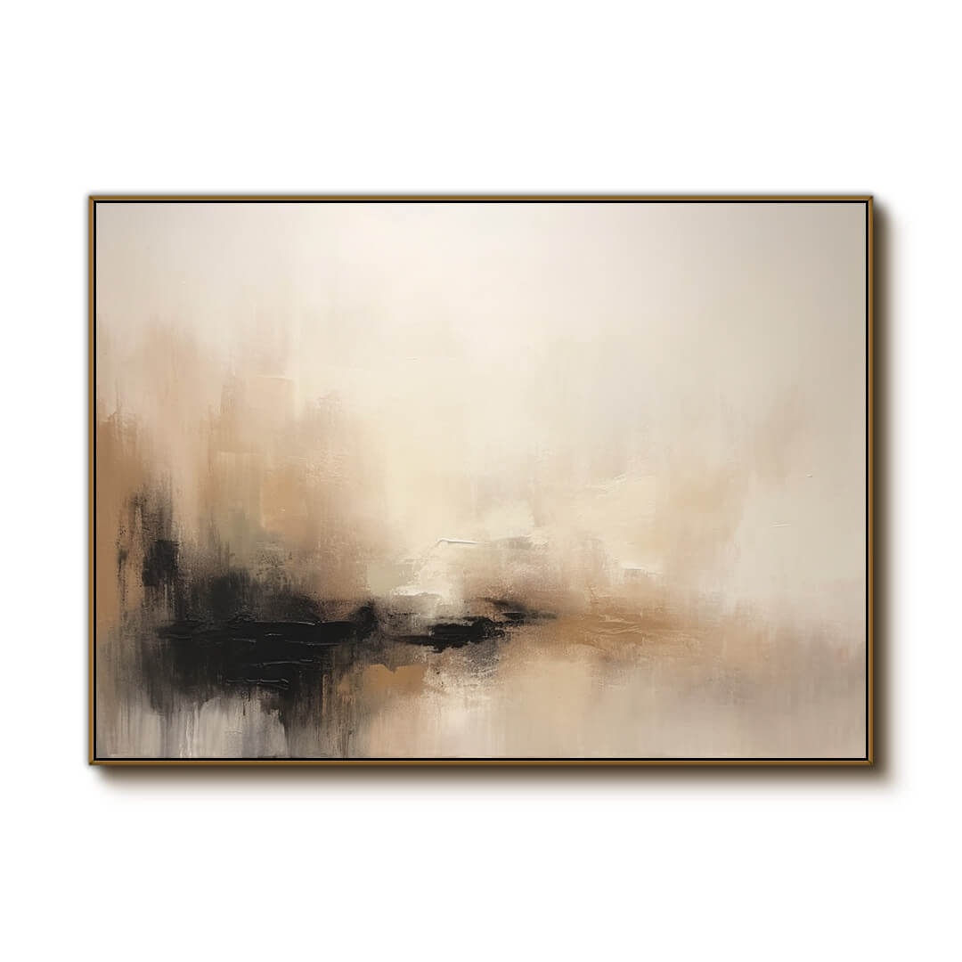 Japandi Style Wabi-sabi Wall Art | Minimalist Earth Tone Canvas #AA 367