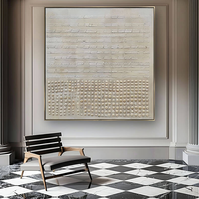 Modern Textured Painting | Minimalist Framed Wall Art #AA 264