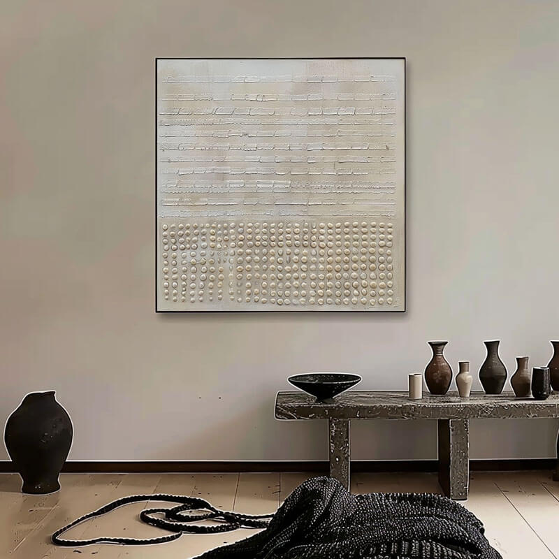 Modern Textured Painting | Minimalist Framed Wall Art #AA 264