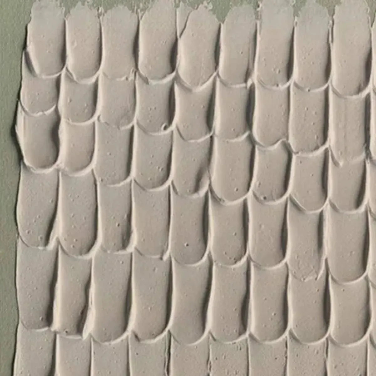 Textured Abstract Art | Sage Green & Beige Painting for Home Decor #AA 098