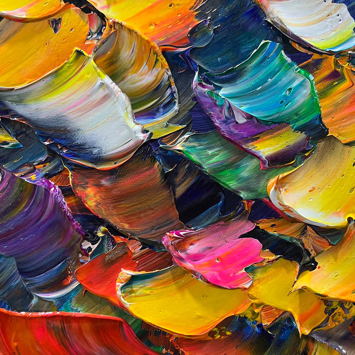 Rainbow Tree of Life Painting | Colorful Abstract Wall Art #AA 169