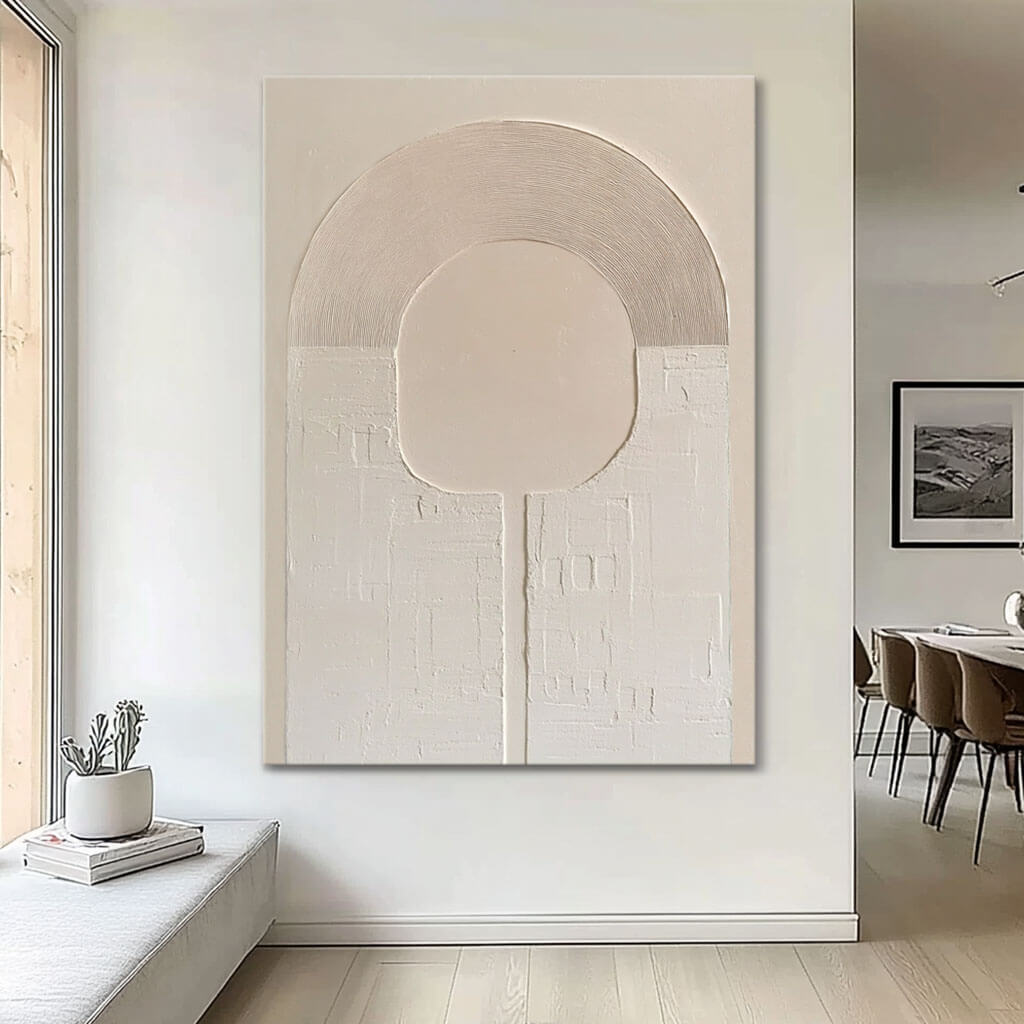 Abstract Arch Painting | Modern Geometric Wall Art #AA 154