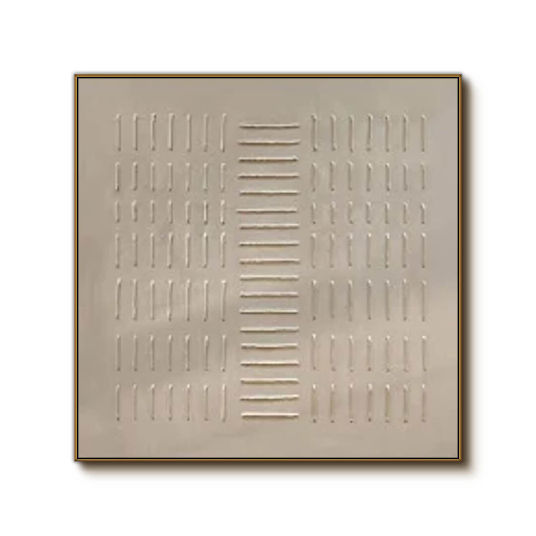 Textured 3D Abstract Art | Minimalist Plaster Painting #AA 156