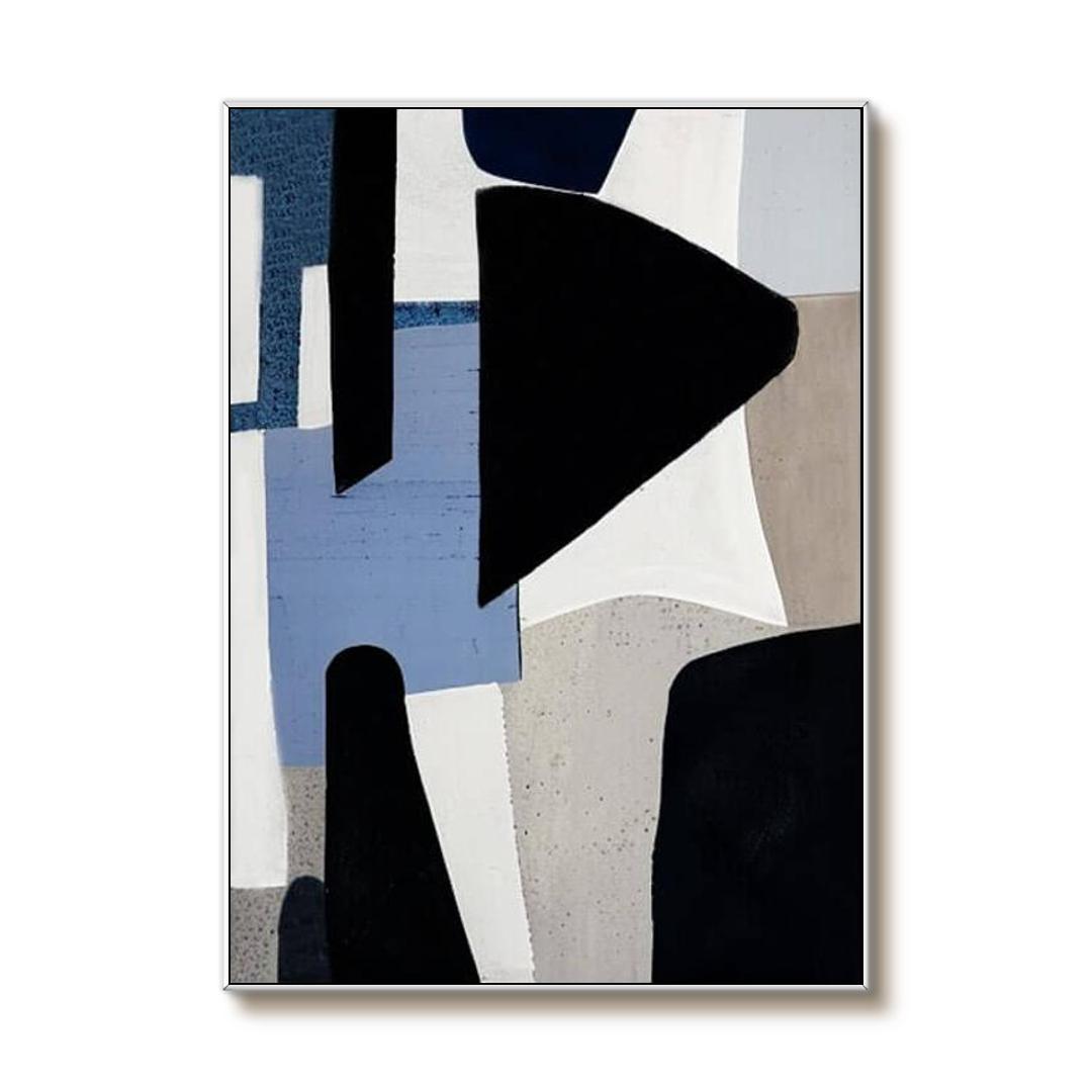 Mid-Century Modern Inspired Art | Large Abstract Painting #AA 157