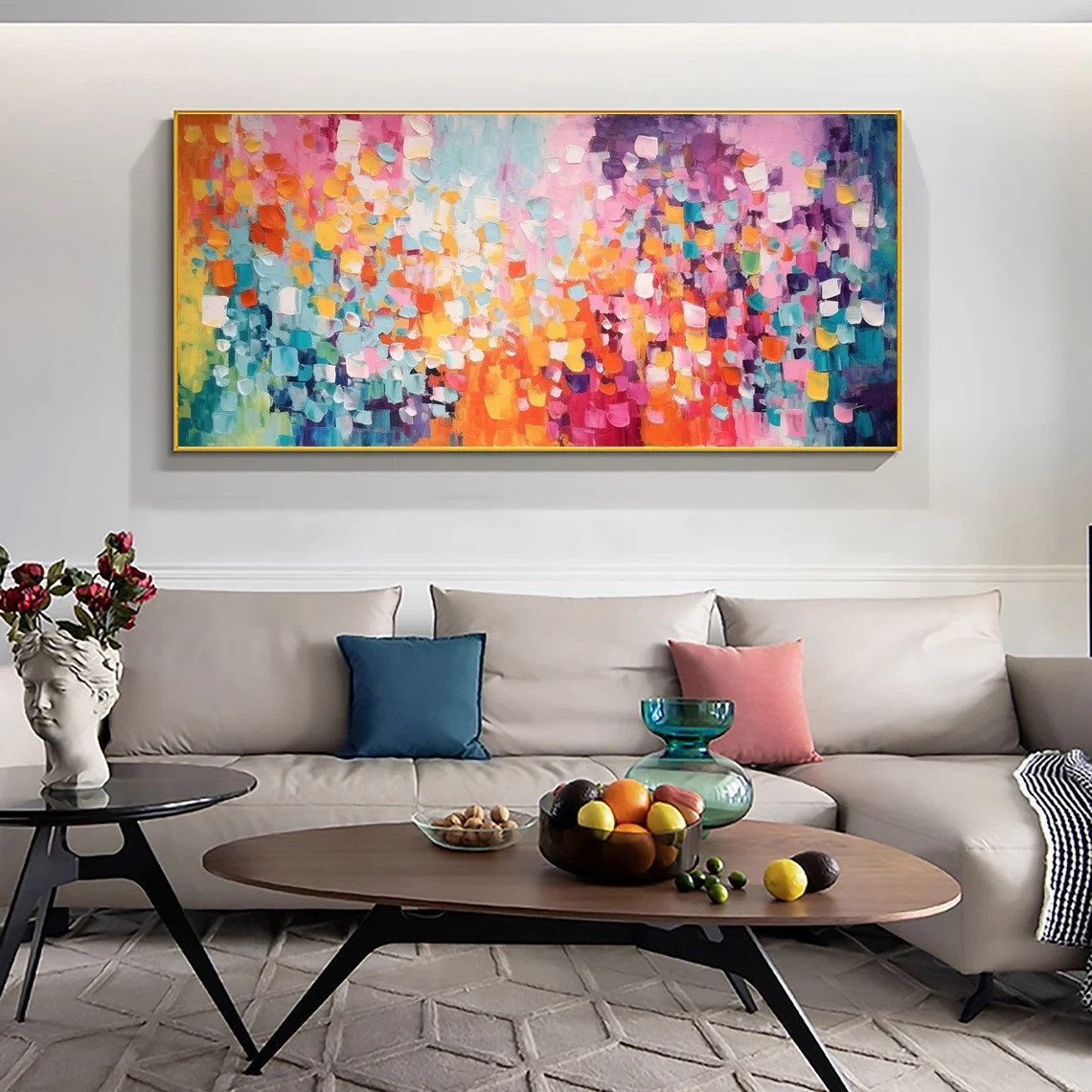 Colorful Handmade Canvas Wall Decor #TC 072