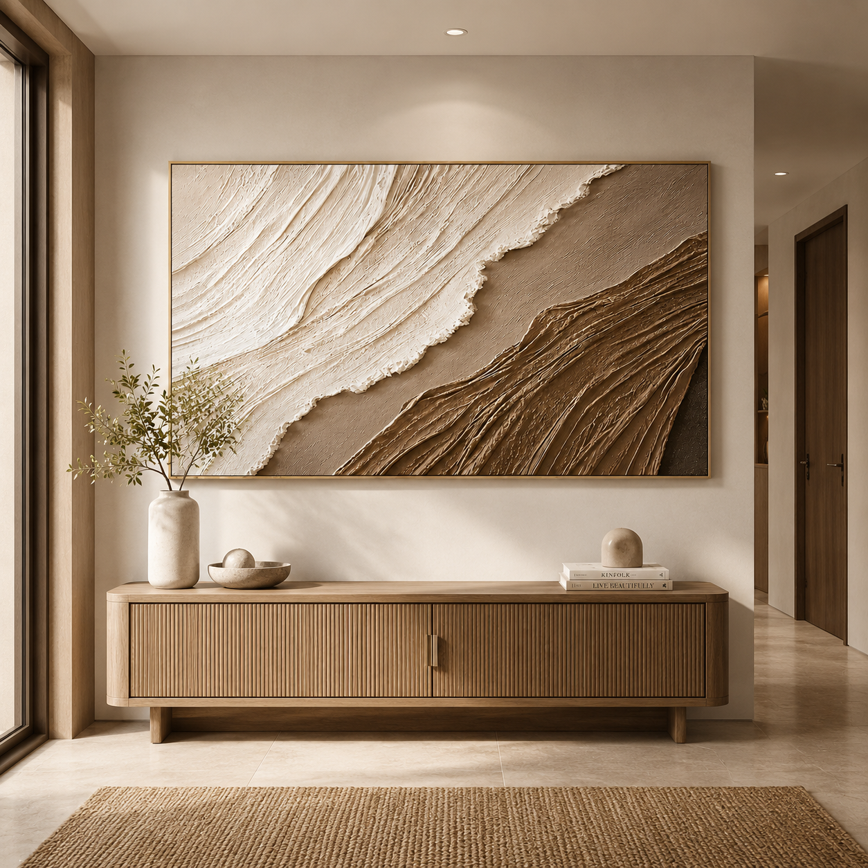 Desert Currents – Organic Texture Wall Art