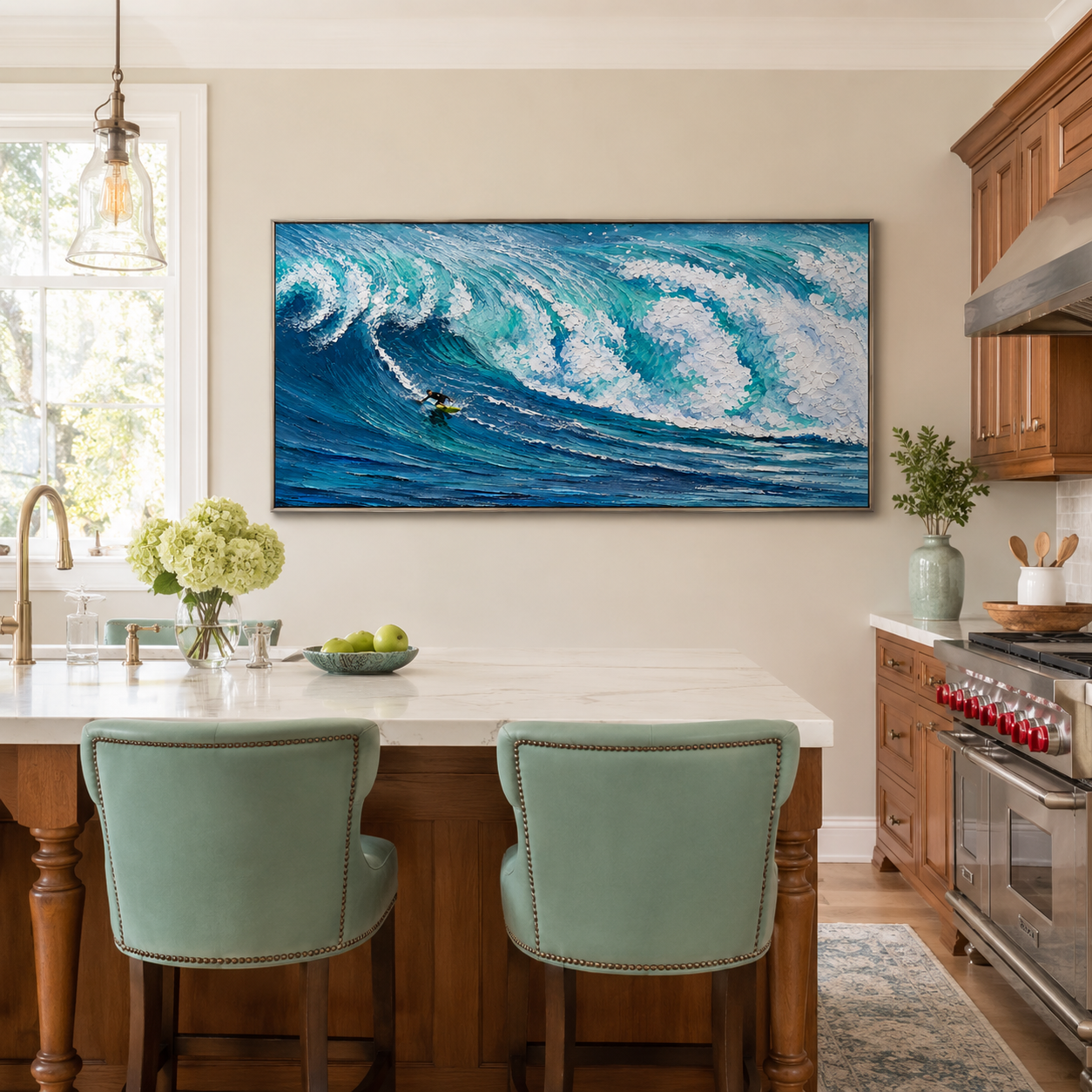 Ocean Momentum – Big Wave Surfing Wall Art