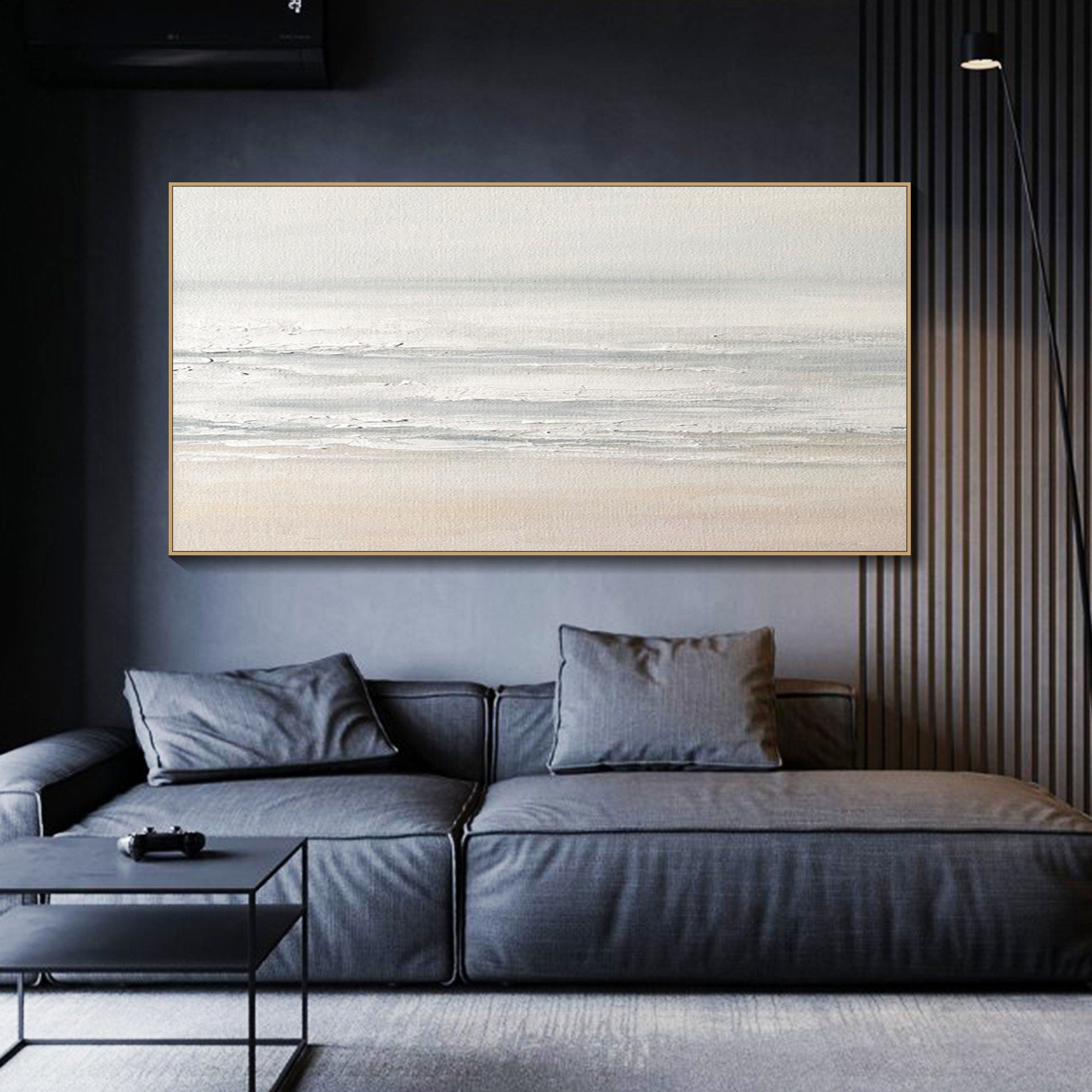 Textured Ocean Wave Painting | Original Coastal Landscape Canvas Art #TB 089