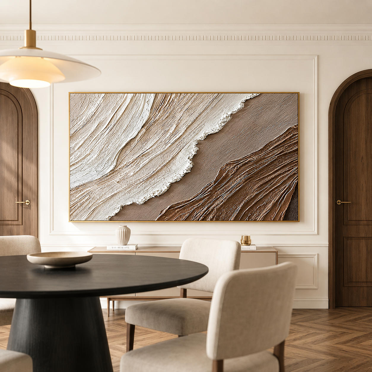 Desert Currents – Organic Texture Wall Art