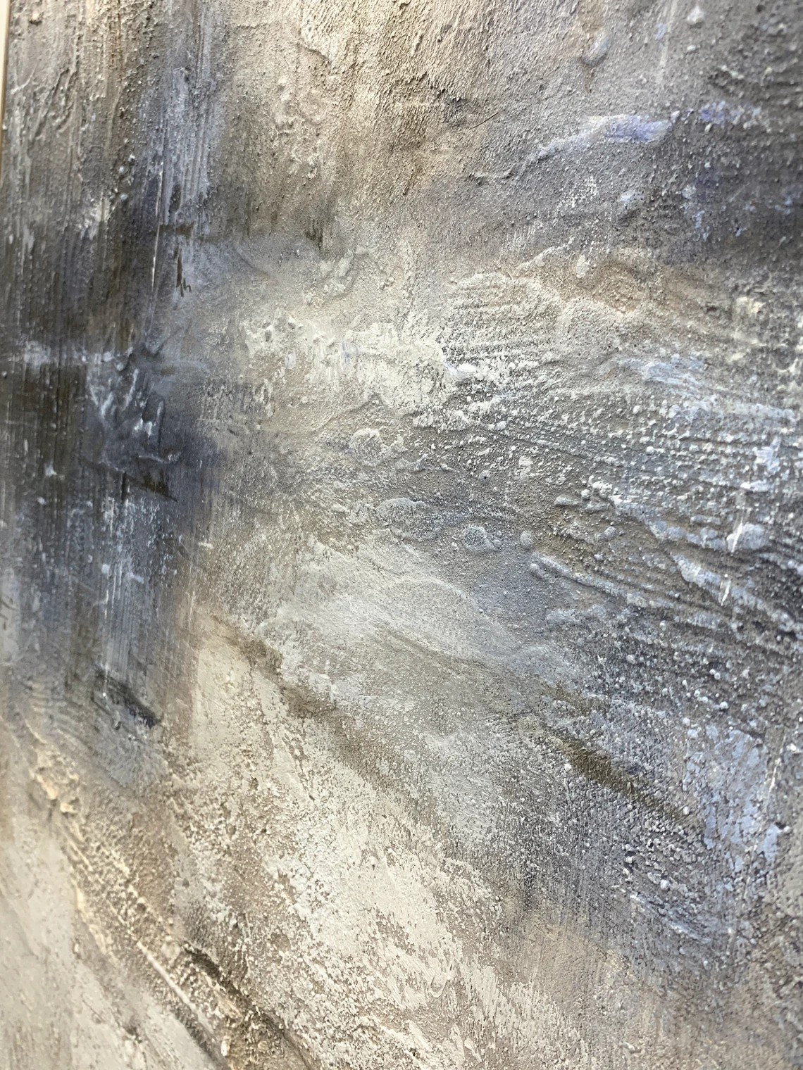 Handmade Abstract Ocean Art | Textured Blue, White & Beige Art  #TC 066