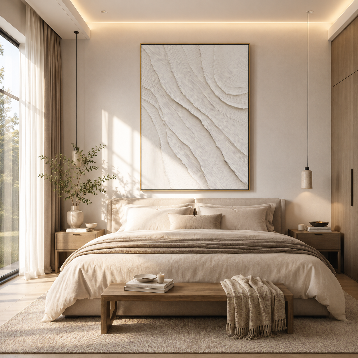 Plaster Art Texture Painting – Artreeoil