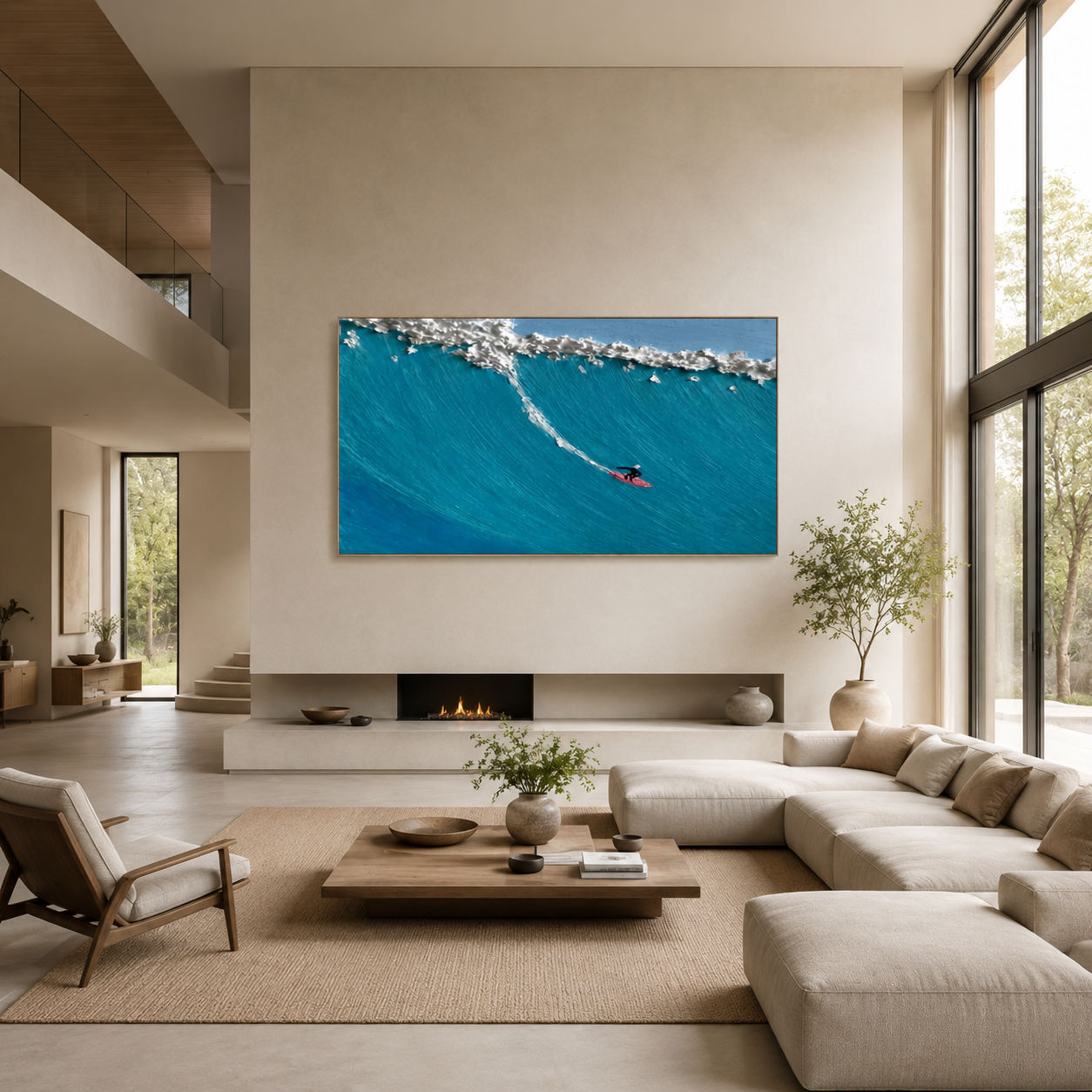 Wave of Freedom – Surfing Ocean Wall Art