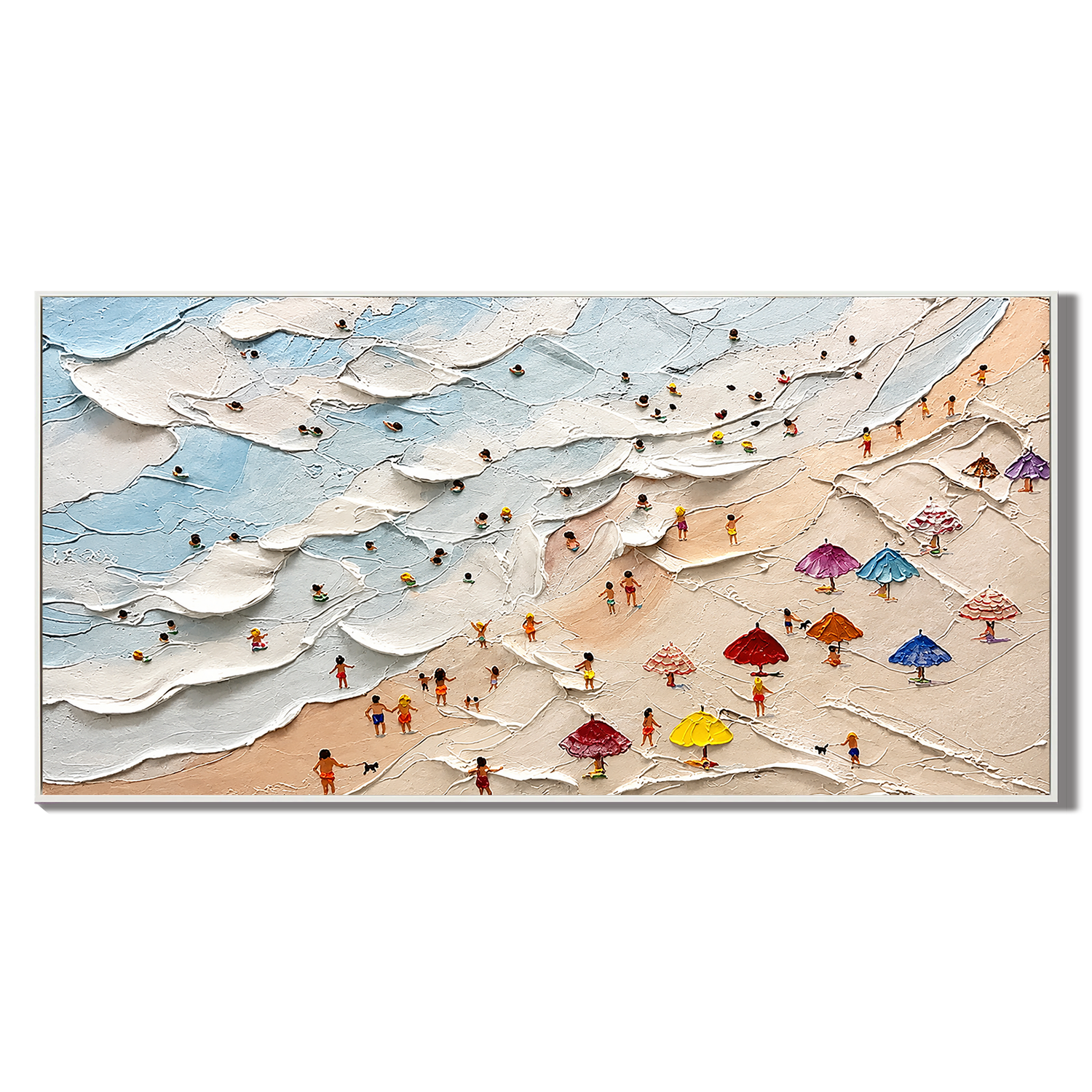 Seaside Celebration – Textured Coastal Beach Wall Art