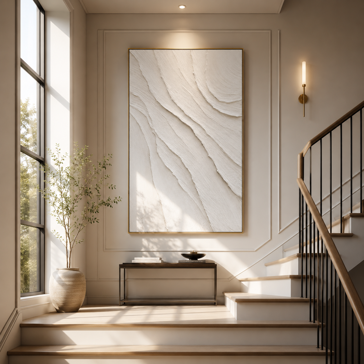 Plaster Art Texture Painting – Artreeoil