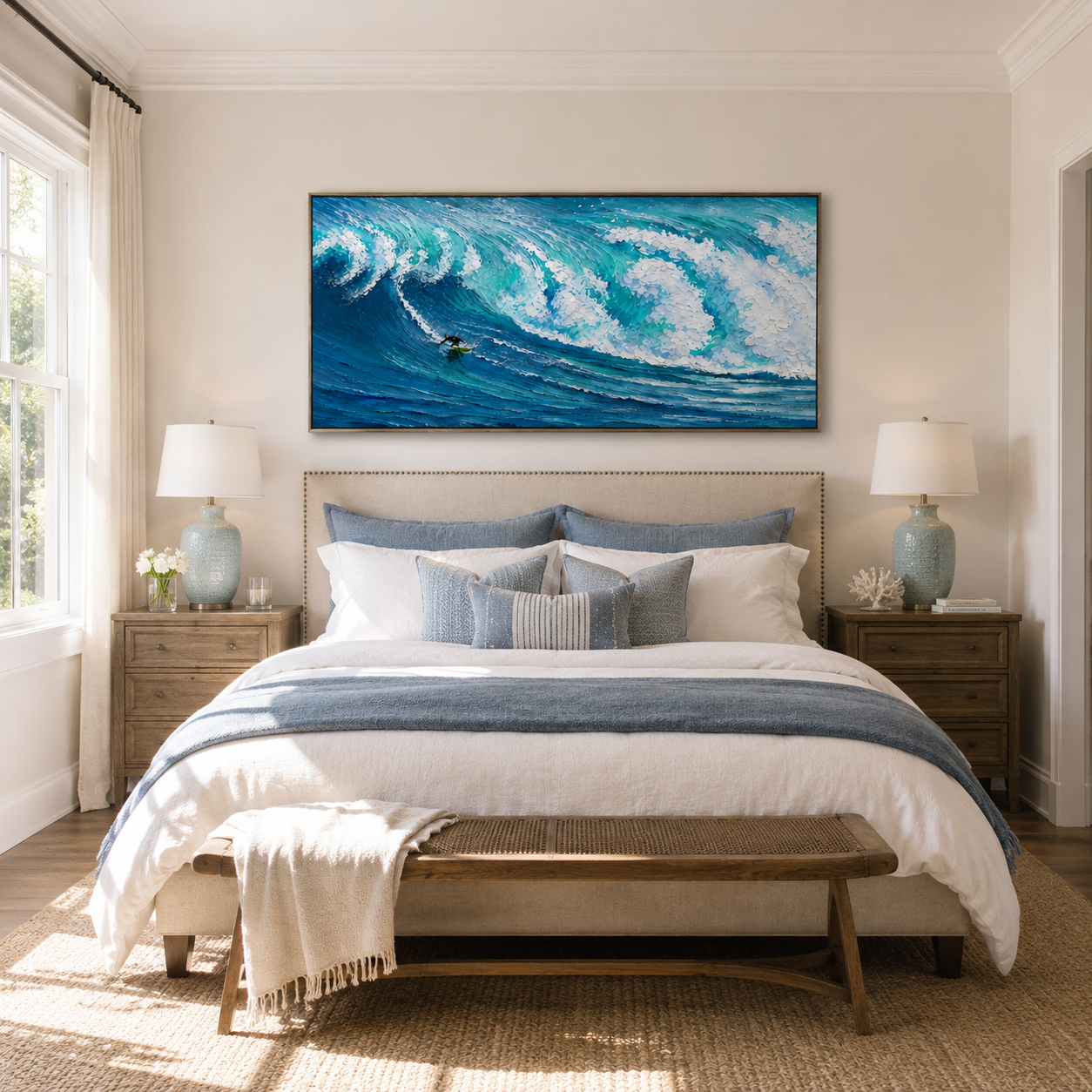 Ocean Momentum – Big Wave Surfing Wall Art