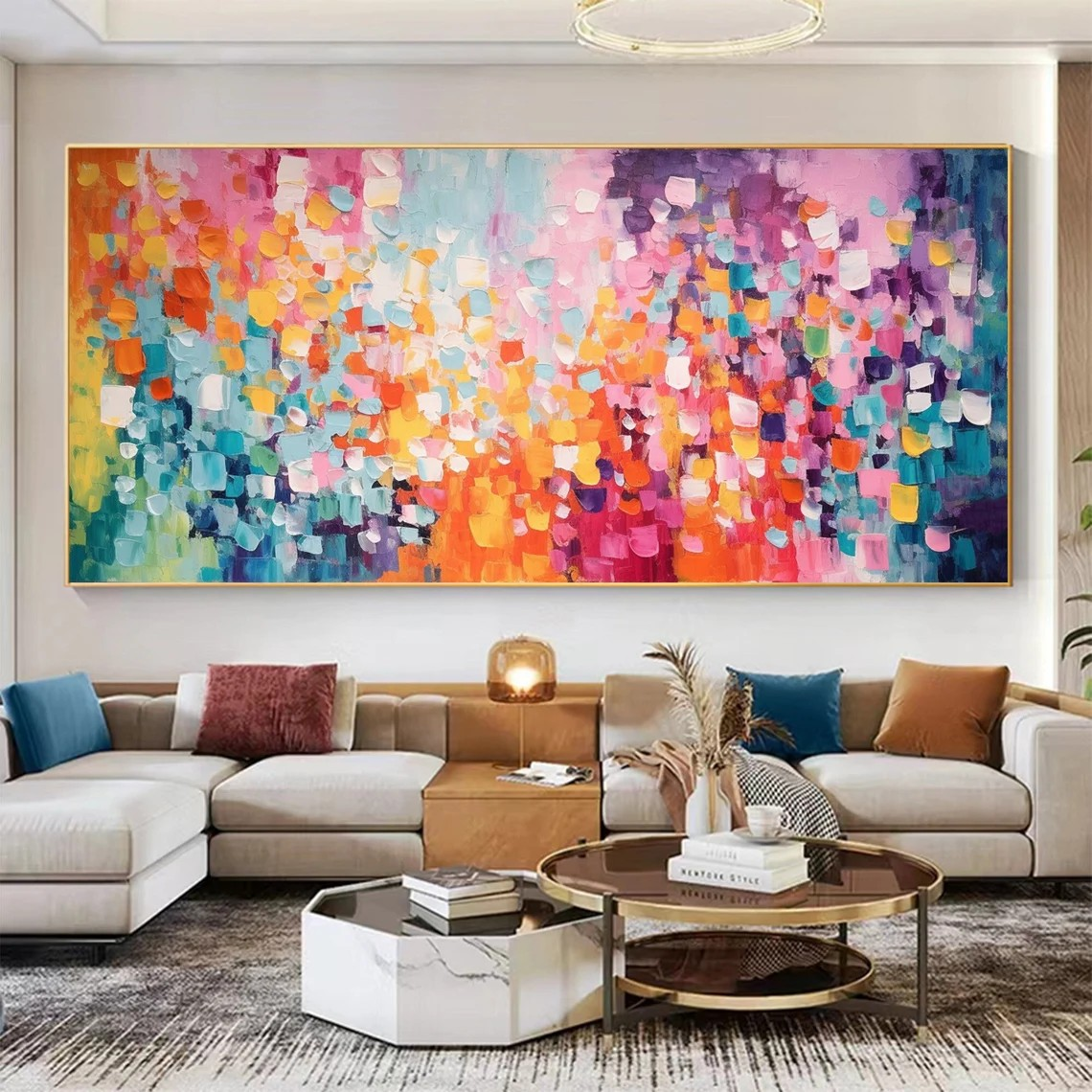 Colorful Handmade Canvas Wall Decor #TC 072
