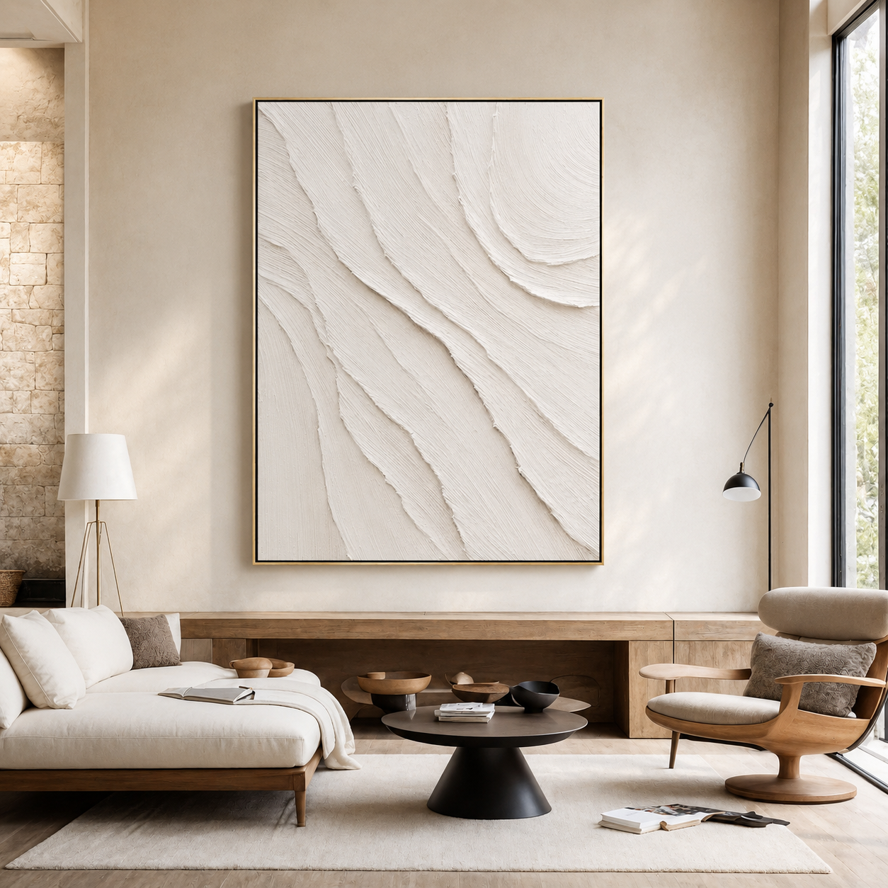Plaster Art Texture Painting – Artreeoil